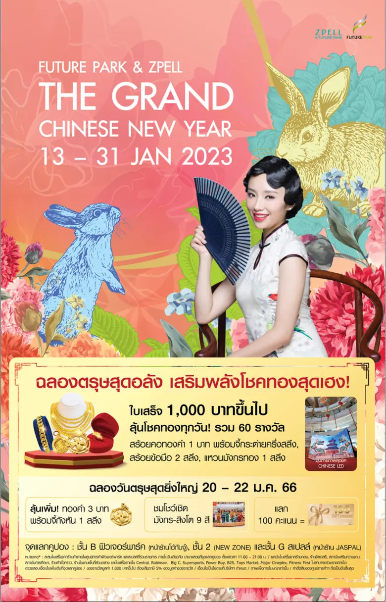 ศูนย์การค้าฟิวเจอร์พาร์ค และสเปลล์ เดินหน...