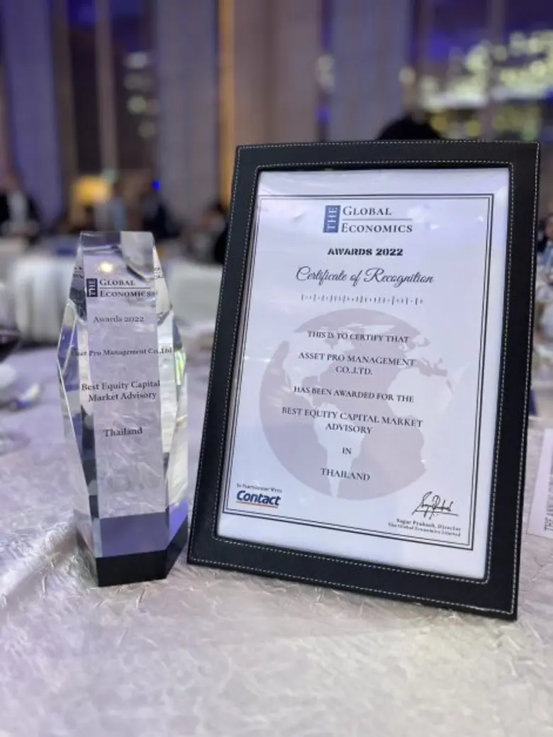 APM คว้ารางวัล Best Equity Capital Market Advisory จากเวที The Global Economic Awards 2022