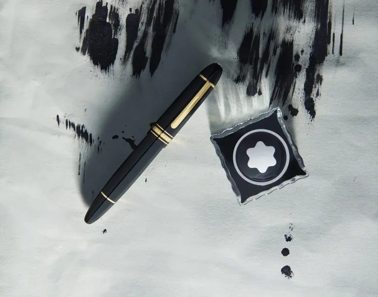 Meisterstueck Great Masters Calligraphy: Precious Resin 149 Curved Nib