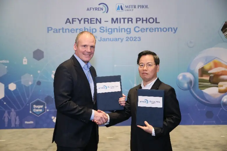 AFYREN ปักหมุดไทยจัดตั้งโรงงานแห่งที่สอง พร้อมลงนามจับมือ กลุ่มมิตรผล ผู้นำอุตสาหกรรมน้ำตาลระดับโลก เดินหน้าผนึกกำลังผลิตสารอินทรีย์ชีวภาพ