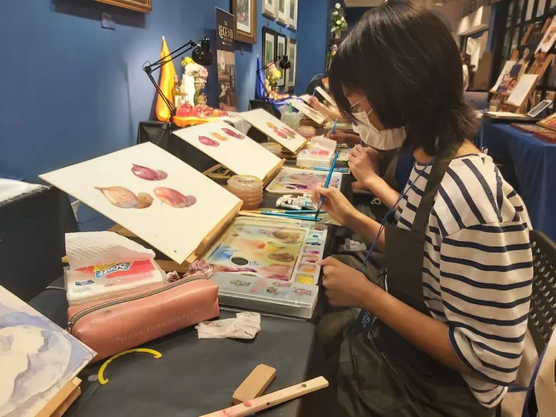 BEM แบ่งปันความรู้กับ "Art Learning Centre: Training วาดภาพหุ่นนิ่ง