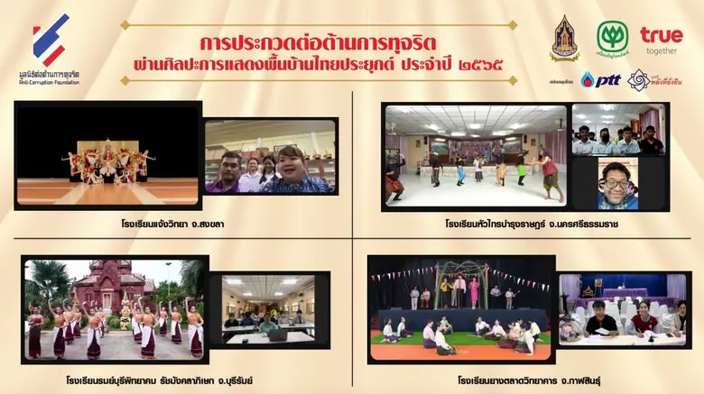 นำเสนอให้โดนใจ…กระทรวงวัฒนธรรม ร่วมกับ มูลนิธิต่อต้านการทุจริต เครือซีพี และกลุ่มทรู จัดอบรมออนไลน์ "แนะนำพัฒนาการแสดง" แก่ทีมเข้ารอบชิงชนะเลิศ