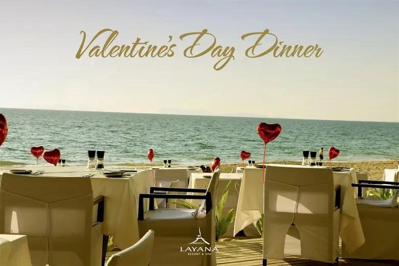 ฉลองวันแห่งความรักริมชายหาดที่ลยานะ รีสอร...