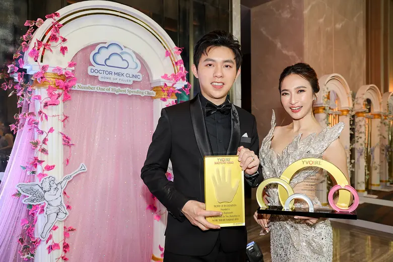 ปังตั้งแต่ต้นปี! คุณหมอเมฆ Doctor Mek Clinic คว้ารางวัลอันดับ 1 ยอดใช้ฟิลเลอร์สูงที่สุดในประเทศไทย