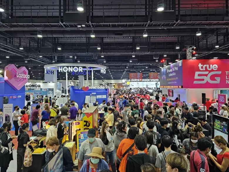 Thailand Mobile Expo 2023 ครั้งที่ 40 ประสบความสำเร็จรับต้นปี ตลาดมือถือคึกคักตามคาดการณ์