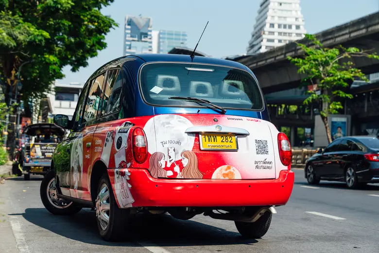 ใครที่ขึ้นรถแท็กซี่ CABB ช่วงนี้จะได้เห็น...