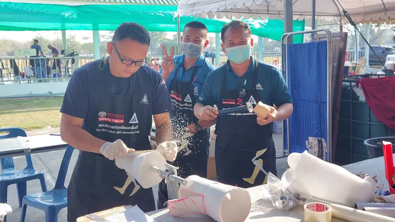 ยกระดับฝีมือ พัฒนาศักยภาพช่างเครื่องช่วยคนพิการ ออกหน่วยทำขาเทียมพระราชทานเคลื่อนที่ ณ จังหวัดเพชรบูรณ์