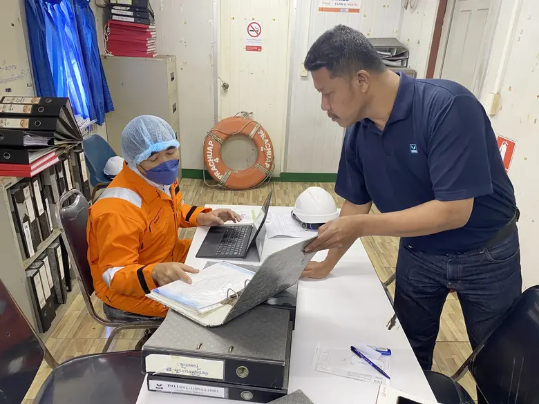 "ท่าเรือประจวบ" รับการตรวจประเมินต่ออายุใบรับรองจากภายนอก