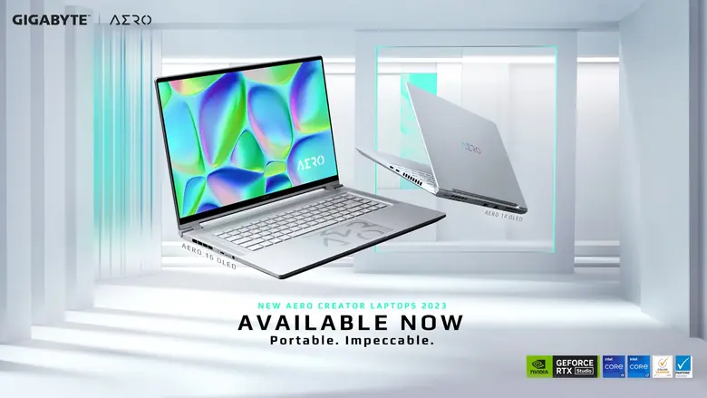 GIGABYTE ประกาศว่า แล็ปท็อปสำหรับครีเอเตอ...