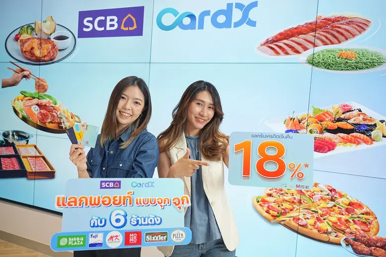 บัตรเครดิต CardX และ SCB จัดดีลพิเศษกับ 6...