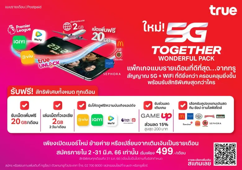 สัญญาณ 5G และ WiFi ที่ดียิ่งกว่า ครอบคลุม...