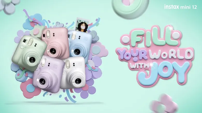 ฟูจิฟิล์ม ประเทศไทย เปิดตัว INSTAX mini 12 กล้องฟิล์มอินสแตนท์รุ่นใหม่! ร่วมแต่งแต้มความสุข ความสดใสให้ชีวิต ในคอนเซ็ปต์ "Fill your world with joy"