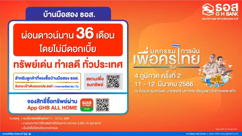 ธนาคารอาคารสงเคราะห์ (ธอส.) ดำเนินการตามน...