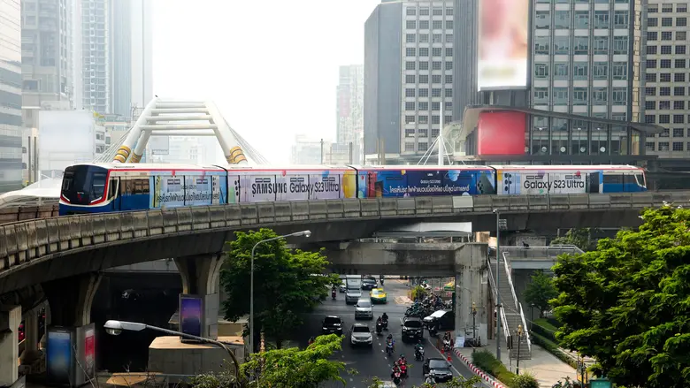 ซัมซุงส่งรถไฟฟ้าขบวนพิเศษ เป็นตัวแทนส่งมอบพลังบวกผ่...