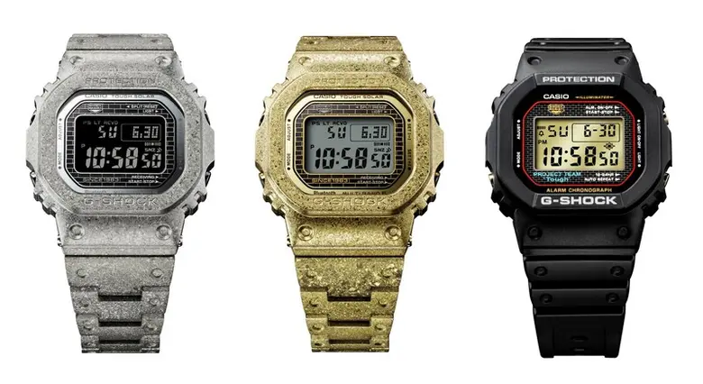 คาสิโอเปิดตัวนาฬิกา G-SHOCK ซีรีส์ "Recrystallized" ทำจากสเตนเลสสตีลเสริมความแข็งชั้นลึก