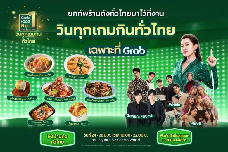 แกร็บฟู้ด (GrabFood) ตอกย้ำความเป็นผู้นำเ...