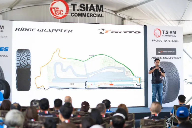 ต.สยาม ฉีกทุกกฎ Test Drive เชิญตัวแทนจำหน่ายกว่า 400 ร้านค้า พิสูจน์ประสิทธิภาพกลางเขาใหญ่ เปิดตัว 2 ผลิตภัณฑ์ใหม่ TOYO TIRES &amp; NITTO TIRE ครั้งแรกในไทย