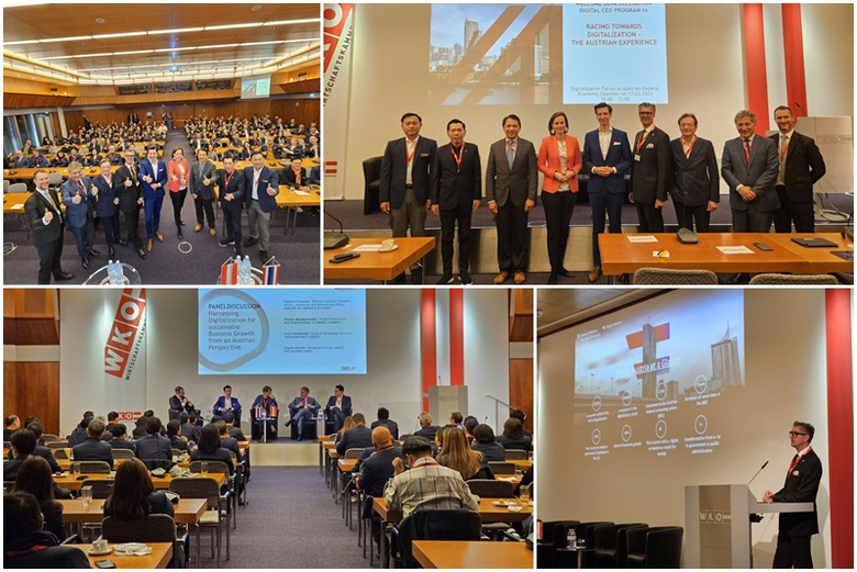 ดีป้า-หลักสูตรผู้นำส่งเสริมเศรษฐกิจดิจิทัล รุ่นที่ 6 (Digital CEO6) ศึกษายุทธศาสตร์การส่งเสริมเศรษฐกิจดิจิทัล ณ ประเทศออสเตรีย