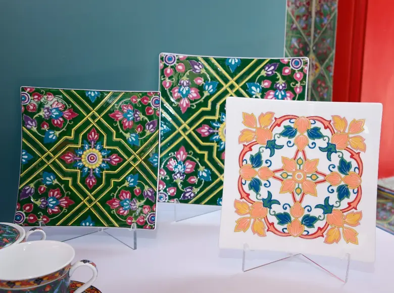 วว. ร่วมถวายผลงานวิจัย ชุดสีกระเบื้องวัดราชบพิธสถิตมหาสีมาราม อนุรักษ์ศิลปวัฒนธรรมไทย