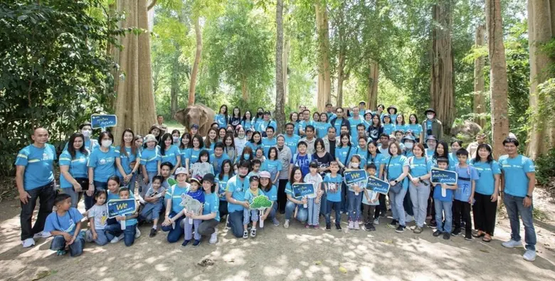 กรุงไทยจัดกิจกรรม We Vayu Volunteers กรุงไทยรักช้างไทย