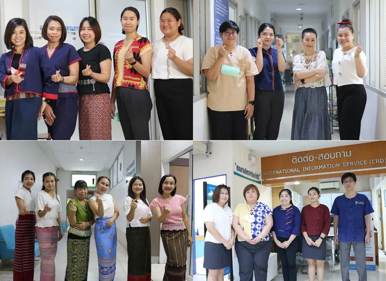 โรงพยาบาลลานนา แต่งกายชุดพื้นเมือง #ร่วมส...