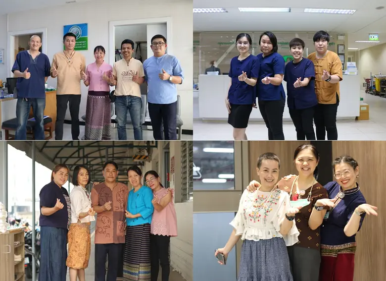 โรงพยาบาลลานนา แต่งกายชุดพื้นเมือง ร่วมสืบสานประเพณีปี๋ใหม่เมือง