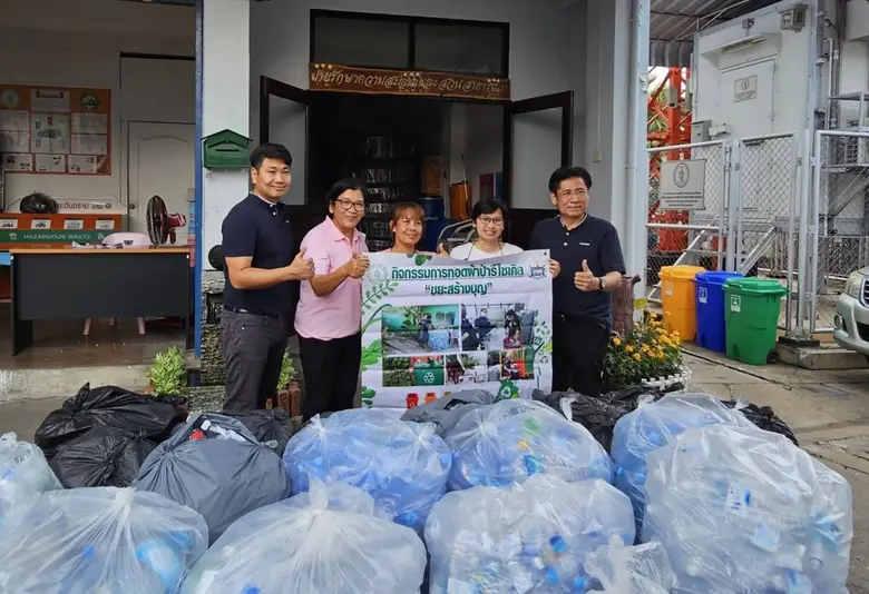ประชาคมธนาสิริ ร่วมบริหารจัดการขยะในการอย...