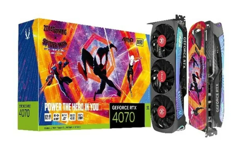 ZOTAC GAMING x Spider-Man(TM): Across the Spider-Verse - "Power the Hero in You" Global Campaign to feature themed PC Gaming Hardware