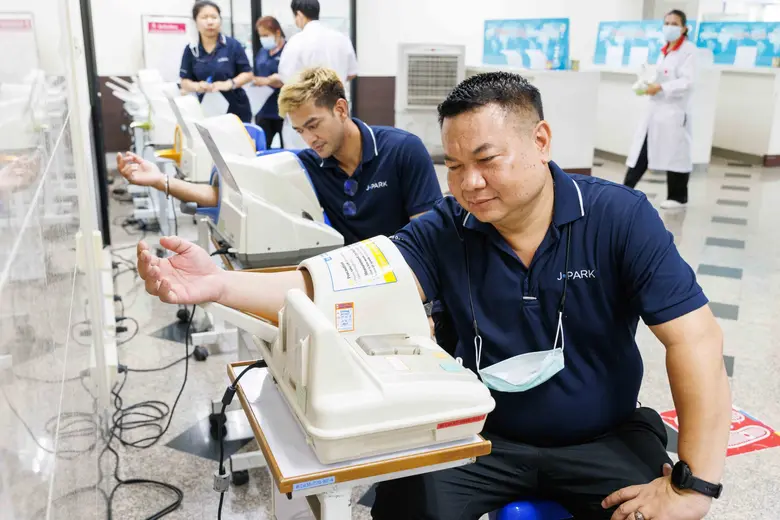 JPARK ร่วมใจชวนบริจาคโลหิตกับสภากาชาดไทยพร้อมเป็นส่วนหนึ่ง ในการให้การสนับสนุนศูนย์บริการโลหิตแห่งชาติ