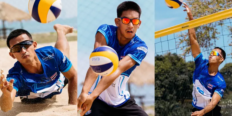 แว่นท็อปเจริญ หนุนทัพ นักตบลูกยางชายหาดทีมชาติไทยทีมชาย บินลัดฟ้าสู่กัมพูชา เตรียมคว้าชัยในศึกซีเกมส์ 2023