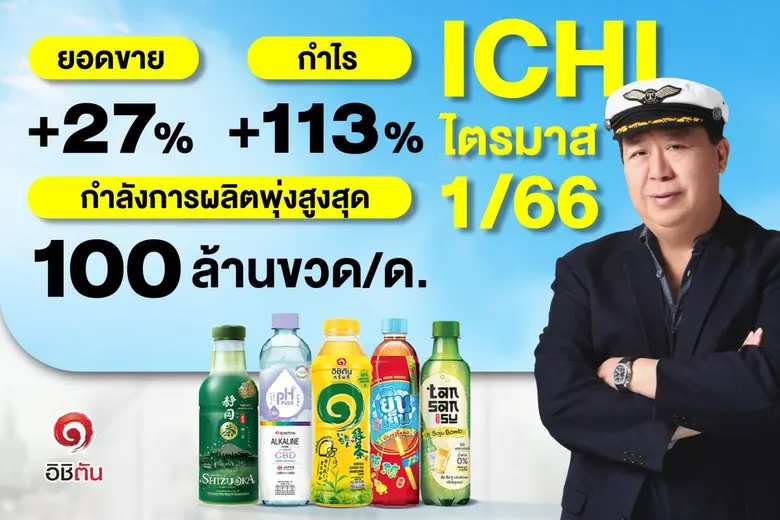บมจ.อิชิตัน หรือ ICHI โชว์งบการเงินโค้งแร...