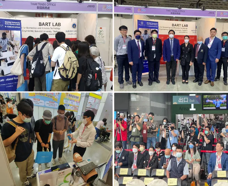 วิศวะมหิดล BART LAB นำนวัตกรรมฝีมือคนไทยร่วมแสดงในงาน Assistive Technology for Life 2023 ที่ไต้หวัน