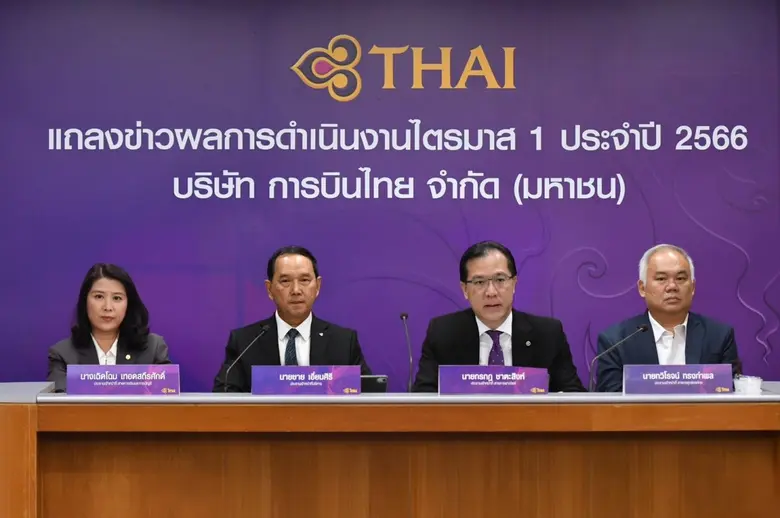 ในไตรมาสที่ 1 ของปี 2566 บริษัท การบินไทย...