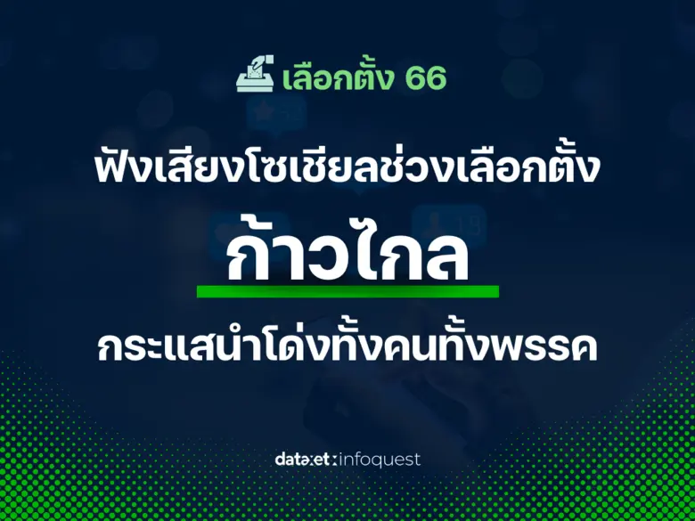 โซเชียลมีเดียเป็นแพลตฟอร์มที่มีบทบาทไม่น้...