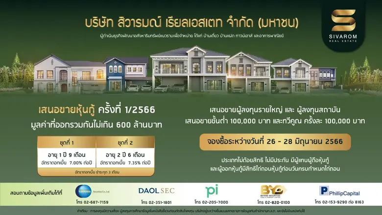 SVR เตรียมโรดโชว์เสนอขายหุ้นกู้ครั้งที่1 ชูดอกเบี้ย 7-7.35% นักลงทุนรายใหญ่ - สถาบัน จ่อเตรียมเปิดขาย วันที่ 26 - 28 มิ.ย.นี้