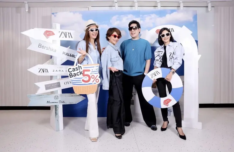 เคทีซีจับมือ ZARA และแบรนด์ในเครือ มอบเครดิตเงินคืน 5% ตลอดทั้งปี ดันยอดใช้จ่ายผ่านบัตรเพิ่มขึ้น 40%
