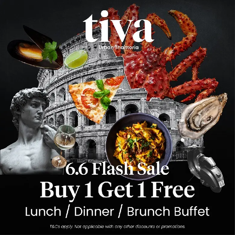 อิ่มอร่อยกับบุฟเฟ่ต์อาหารไทย-อิตาเลียน จั...