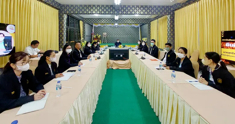 หัวหน้าผู้ตรวจราชการกรมพัฒนาฝีมือแรงงาน ตรวจติดตามประเมินผลการปฏิบัติงานในภาพรวมของหน่วยงาน ตามแผนการตรวจราชการของผู้ตรวจราชการกรมพัฒนาฝีมือแรงงาน รอบที่ 3 (Monitoring/Evaluation) ประจำปีงบประมาณ พ.ศ. 2566