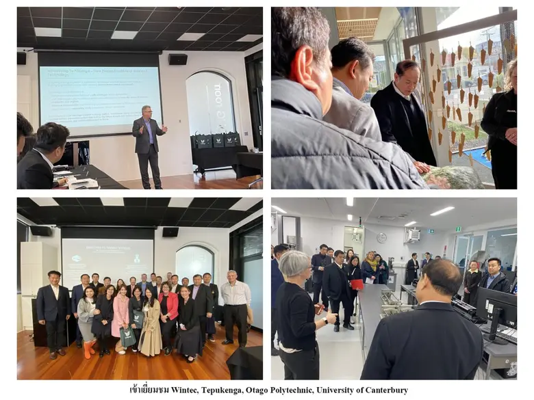 ENZ celebrated MOU signing ceremony between RMUT and University of Otago and between SU and University of Canterbury.