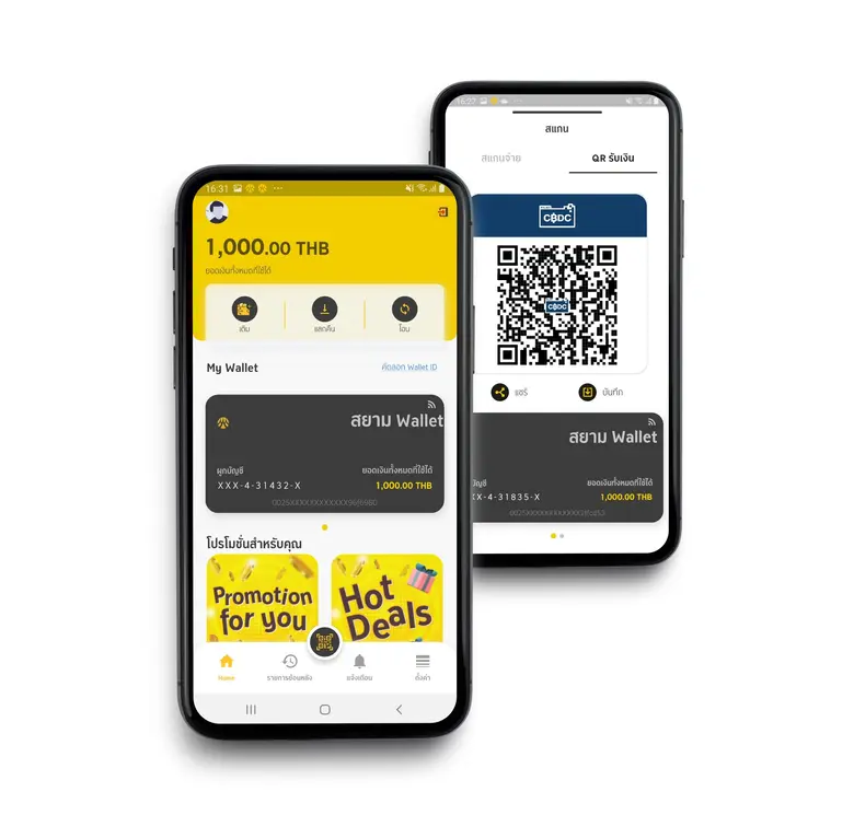 Krungsri and the Bank of Thailand conducted the first experiment of Retail CBDC in Thailand