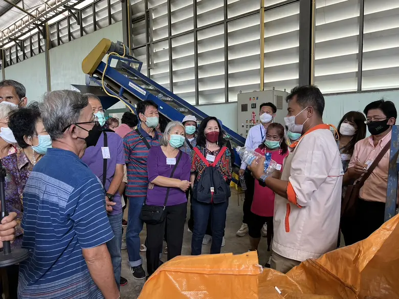 วว. ต้อนรับคณะศึกษาดูงานจากสำนักงานเขตพระโขนง ในโอกาสเยี่ยมชม/ศึกษาดูงานเทคโนโลยีการจัดการขยะ  "ตาลเดี่ยวโมเดล"