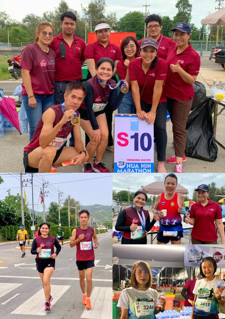โรงแรม เบสท์ เวสเทิร์น พลัส คาราเพซ หัวหิน สนับสนุนการจัดกิจกรรมวิ่งหัวหินมาราธอน ประจำปี 2566 ครั้งที่ 3