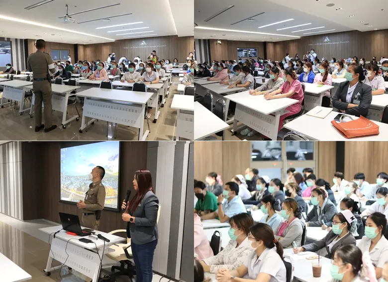 โรงพยาบาลลานนา ร่วมกลุ่มงานจราจร ตำรวจภูธรจังหวัดเชียงใหม่ อบรมความปลอดภัยนอกงาน "ขับขี่ปลอดภัยและวินัยจราจร"