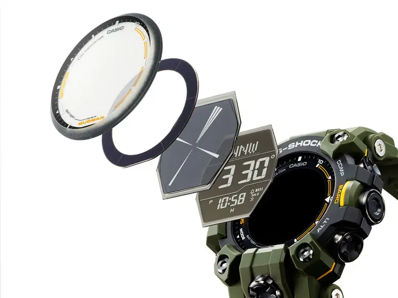คาสิโอ เปิดตัวนาฬิกา G-SHOCK กันฝุ่นกันโคลน มาพร้อมจอ LCD สองชั้นเพื่อให้อ่านหน้าปัดได้ง่ายขึ้น