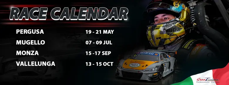 แซนดี้พร้อมล่าแชมป์ศึก GT Endurance อิตาลี สนามที่ 2