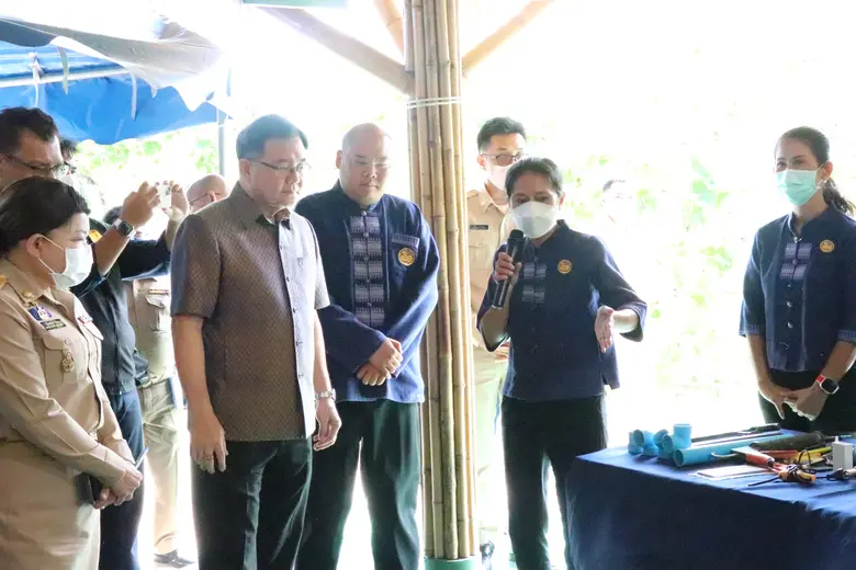 โครงการ CEIS ร่วมนำเสนอการมีส่วนร่วมสนับสนุนการขับเคลื่อนโครงการอำเภอบำบัดทุกข์ บำรุงสุข แบบบูรณาการอย่างยั่งยืน และโครงการหนึ่งตำบล หนึ่งหมู่บ้านยั่งยืน (Sustainable Village) ในพื้นที่ อำเภอบางปะกง จังหวัดฉะเชิงเทรา