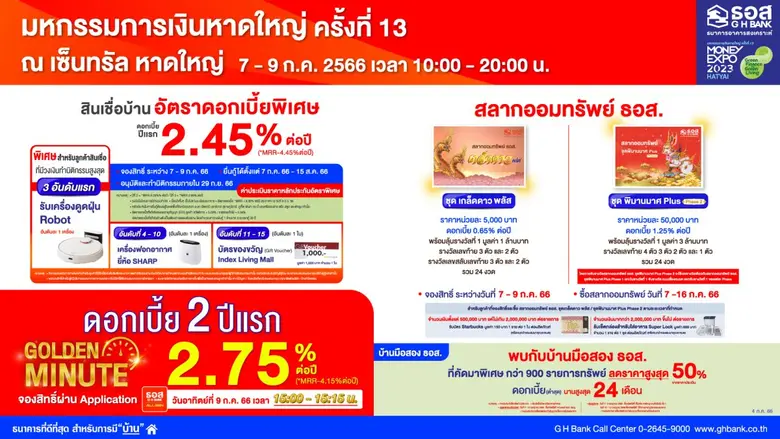 ธนาคารอาคารสงเคราะห์ (ธอส.) เอาใจชาวภาคใต...