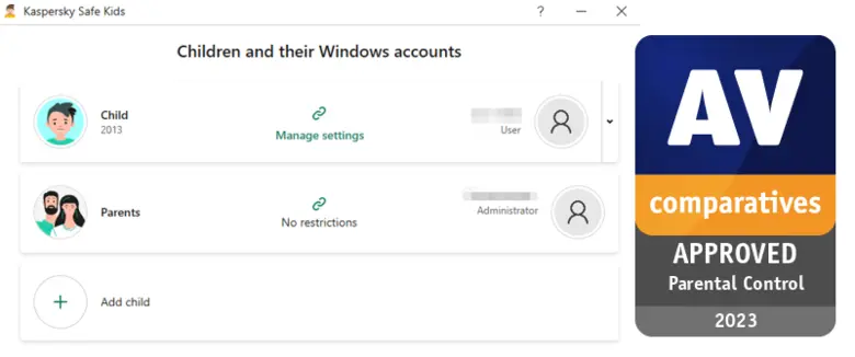 Kaspersky Safe Kids ได้รับรางวัลตัวกรองเนื้อหาคุณภาพระดับสูงเป็นครั้งที่ 7 ติดต่อกัน