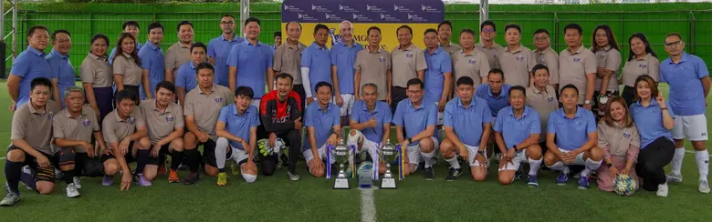 แอลเอ็มจี ประกันภัย สานสัมพันธ์ คปภ. ผ่านฟุตบอลกระชับมิตร