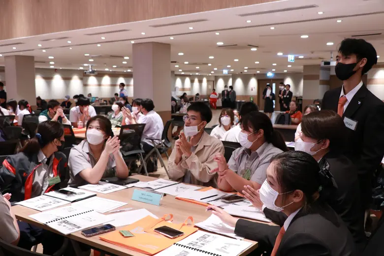 "เวิร์กช็อปก่อนดวลจริง" วิทยาลัยดุสิตธานีนำทีมแข่ง DTC Young Chef Challenge ฝึกปรือกับตัวจริงวงการอาหาร